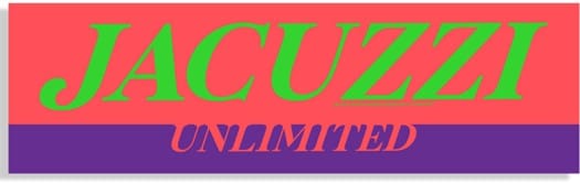 Jacuzzi Unlimited Flavor Logo Sticker - view large