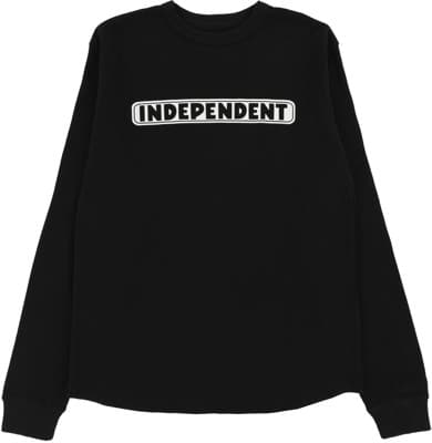 Independent Bar Logo Thermal L/S T-Shirt - black - view large