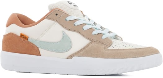 Nike SB Force 58 Skate Shoes - pale ivory/jade ice-white-hemp - view large