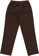 Independent Span Skate Chino Pants - brown - reverse