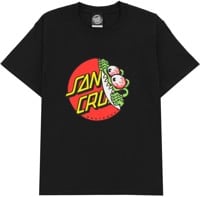 Santa Cruz Kids Beware Dot T-Shirt - black