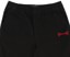 Independent Span Elastic Waist Pants - black - alternate front