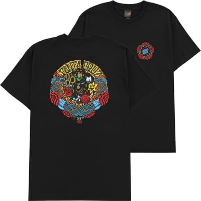 Santa Cruz Dressen Mash Up T-Shirt - black - view large