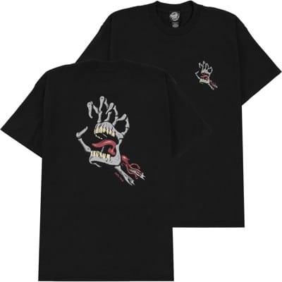 Santa Cruz Bone Hand T-Shirt - black - view large