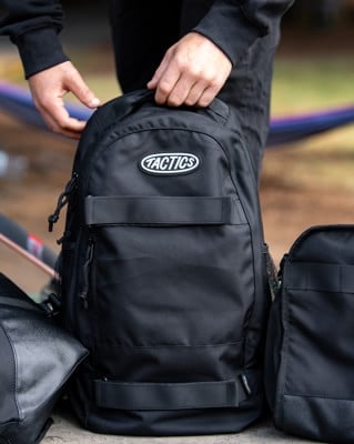 Tactics Cordura® Skate Backpack - black