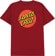 Santa Cruz Kids Classic Dot T-Shirt - cardinal - reverse