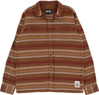 Creature Take Warning Flannel Shirt - desert rise - view large