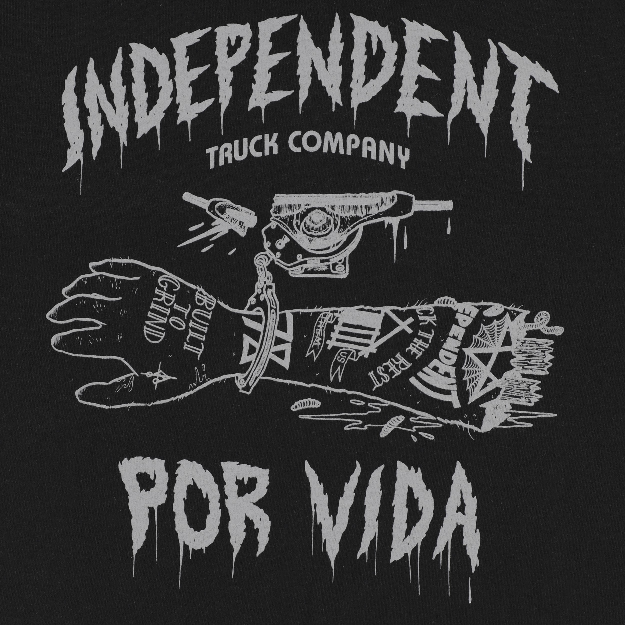 Independent Por Vida T-Shirt - black | Tactics