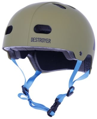 Destroyer DH 1 Certified Skate Helmet - olive/royal - view large
