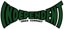 Independent Span Logo 6" Sticker - green