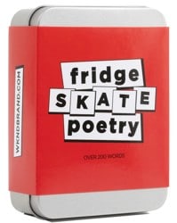 Skate Magnet Fridge Poetry