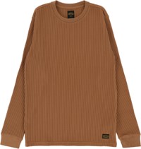 RVCA Day Shift Thermal L/S T-Shirt - camel