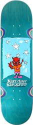WKND Karsten Cranky 8.25 Wheel Wells Skateboard Deck - teal