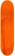 WKND Karsten Cranky 8.25 Wheel Wells Skateboard Deck - orange - top