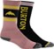 Burton Kids Weekend Midweight 2-Pack Snowboard Socks - powder blush