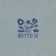 Rhythm Flower Vintage T-Shirt - blue fog - front detail