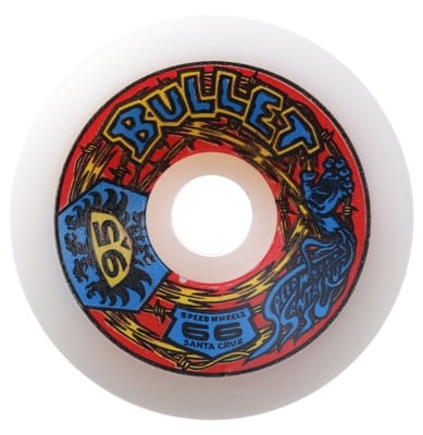 Bullet Speedwheels 66 Re-Issue Skateboard Wheels - white (95a) - view large