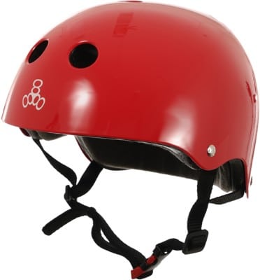Triple Eight THE Certified Sweatsaver Skate Helmet - red glossy - view large