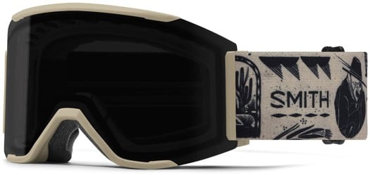 Smith Squad Mag ChromaPop Goggles + Bonus Lens - (jess mudgett) sun black + storm rose flash lens - view large
