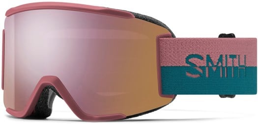 Smith Squad S Goggles - chalk rose split/everyday rose gold mirror + clear lens - view large