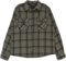 Brixton Bowery Stretch Water Resistant Flannel Shirt - olive surplus/black/white