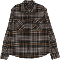 Brixton Bowery Flannel - black/desert palm/beige