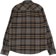 Brixton Bowery Flannel - black/desert palm/beige - reverse