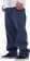 RVCA Americana Jeans - blue collar - model