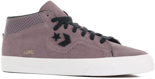 Converse Louie Lopez Pro Mid Skate Shoes - smoke realm/smoke realm/white - view large