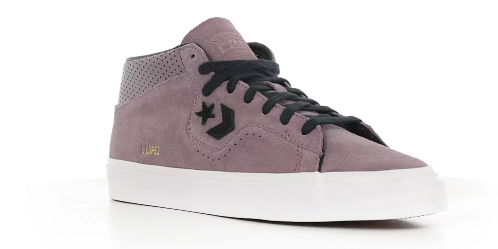 Lopez Mid Skate Shoes - smoke realm/smoke realm/white | Tactics