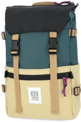 Topo Designs Rover Pack Classic Backpack - hemp/botanic green - view large