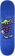 StrangeLove Goofy Grape 8.5 Skateboard Deck - flocked deep blue