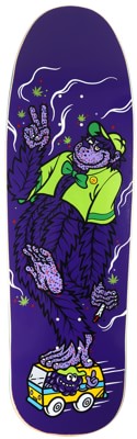 StrangeLove Grape Ape 9.75 Shaped Skateboard Deck - deep purple dipped - view large