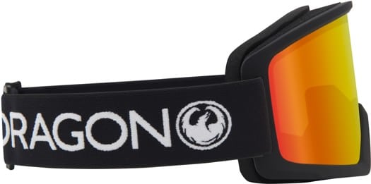 Dragon DX3 L OTG Goggles - black/lumalens red ion lens | Tactics