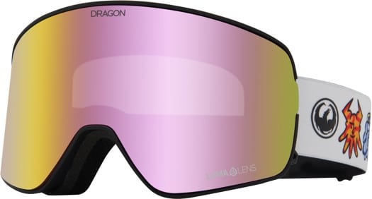 Dragon NFX2 Goggles + Bonus Lens - (forest bailey) sig/lumalens pink ion + luma midnight lens - view large