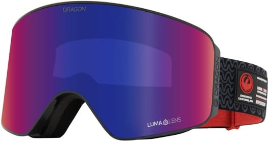 Dragon NFX Mag Goggles + Bonus Lens - obsidian/lumalens solaceir + lumalens violet lens - view large