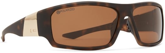 Dot Dash Destro Polarized Sunglasses - tort satin/brz polar lens - view large