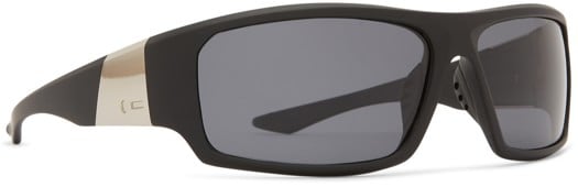 Dot Dash Destro Sunglasses - black satin/grey lens - view large