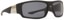 Dot Dash Destro Sunglasses - black satin/grey lens