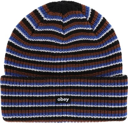 Obey Loose Groove Beanie - black multi - view large