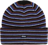 Obey Loose Groove Beanie - black multi