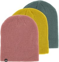 Burton Recycled DND Beanie 3-Pack - rock lichen/sulfur/powder blush