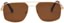 I-Sea El Morro Polarized Sunglasses - gold/brown polarized lens - front