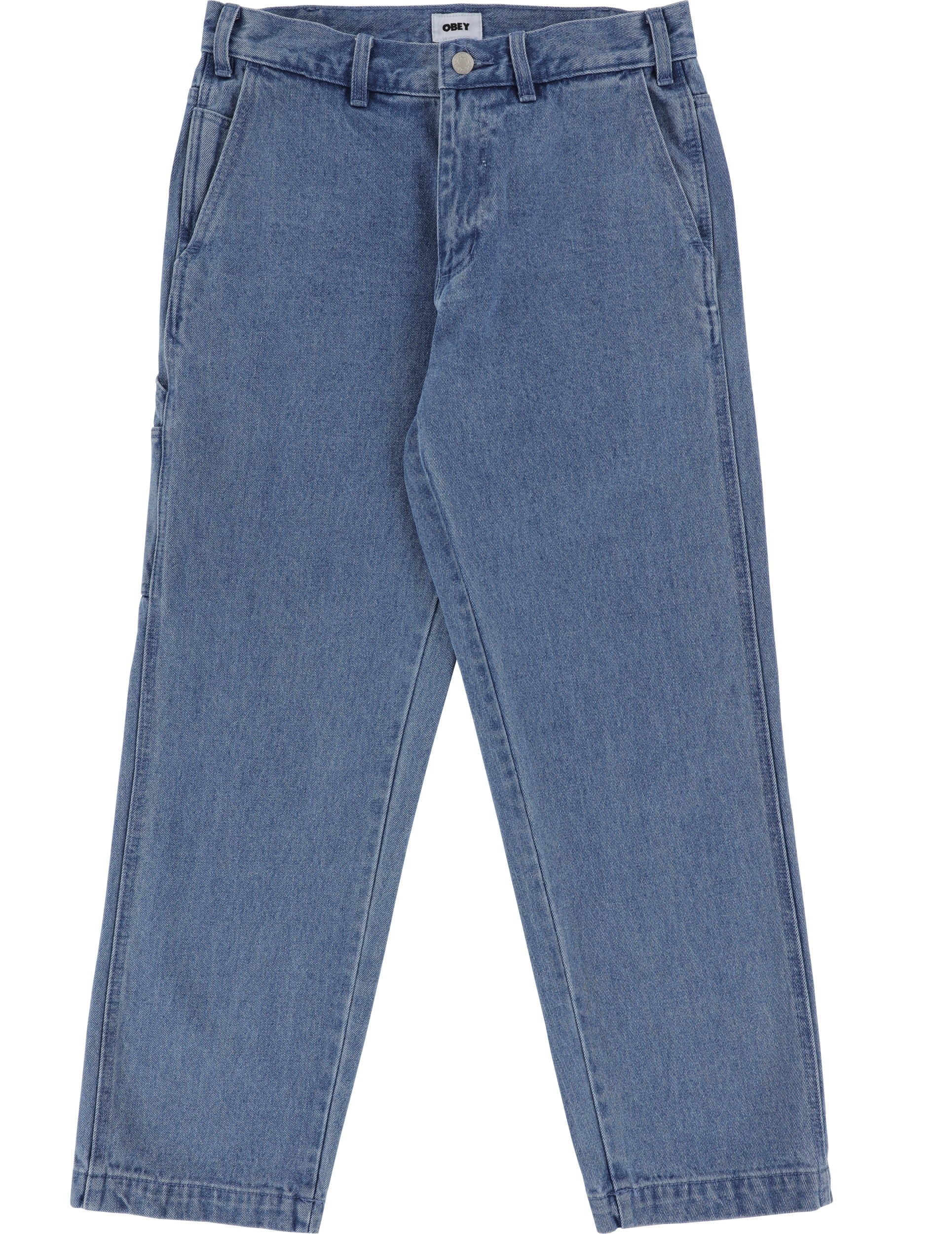 Obey Hardwork Carpenter Denim Jeans - stonewash indigo | Tactics