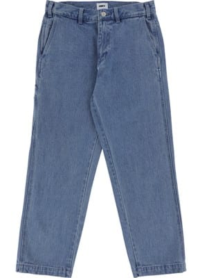 Obey Hardwork Carpenter Denim Jeans - stonewash indigo - view large
