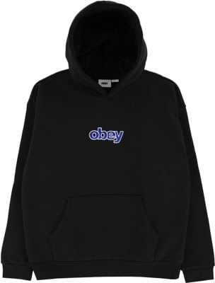 Obey Stack Extra Heavy Hoodie - black - view large