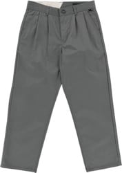 Volcom Briqlayer Pleat Pants - dark slate
