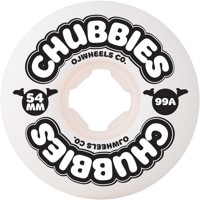 OJ Chubbies Skateboard Wheels - white (99a)