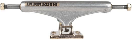 Independent Ribeiro Pro Mid Inverted Kingpin Skateboard Trucks - silver/gold (144) - view large