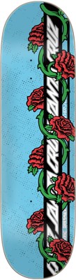Santa Cruz Dressen Rose Vine 8.5 Everslick Skateboard Deck - blue - view large